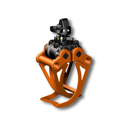 Sammelgreifer - KM 613HPX series - KINSHOFER - hydraulisch / für Stein