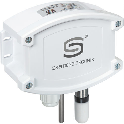 Wandmontierter Feuchte- und Temperatursensor - AFTF-35-U/W LCD - S+S Regeltechnik - relativ / absolut / 0-10 V