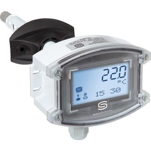Kanalmontierter Thermo-Hygrostat - KHT-30W-I LCD - S+S Regeltechnik - elektronisch / mit LCD-Display