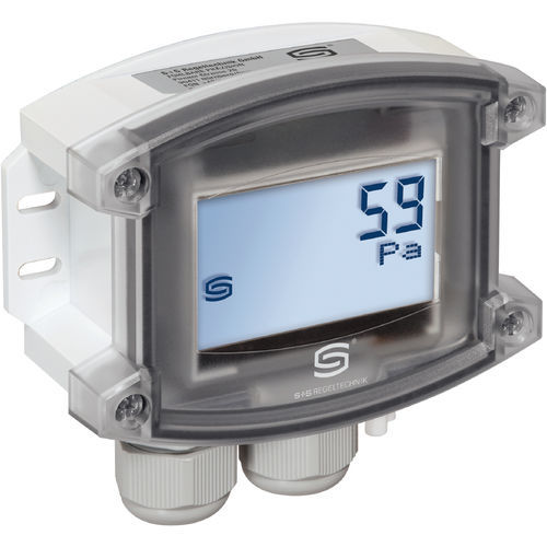 Differenzdruckaufnehmer - PREMASGARD 2328 LCD - S+S Regeltechnik - piezoresistiv / Modbus / M12-Steckverbinder