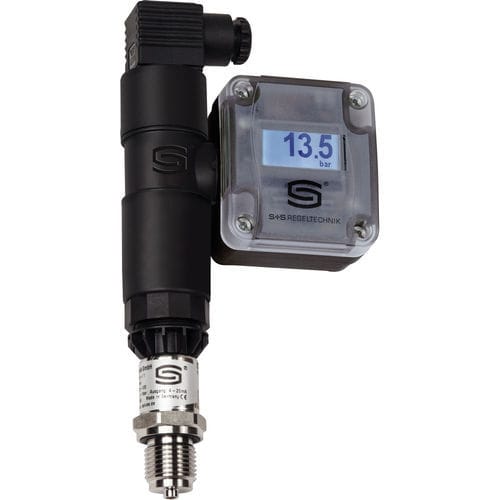 Relativdruckmessumformer - SHD-I 6 LCD - S+S Regeltechnik - Keramik / 4-20 mA / 0-10 V