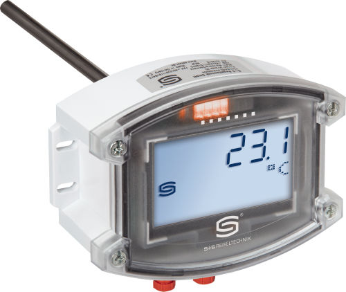 Pt1000-Temperaturmesswandler - TM65-ECATP LCD - S+S Regeltechnik - für Kanaleinbau / Einschraub / Tauch