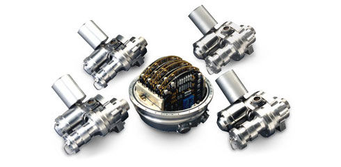 Hydraulischer Antrieb - Moog Flo-Tork - linear / doppeltwirkend