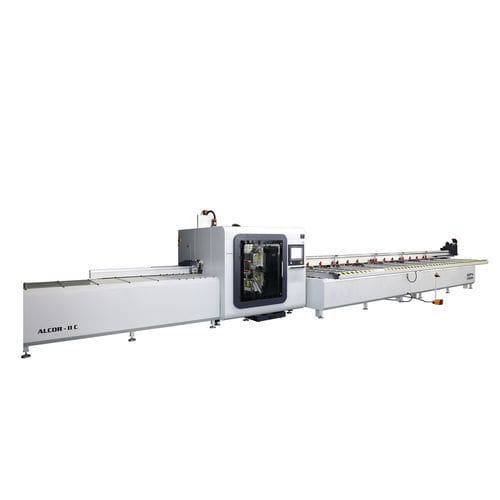 Bearbeitungs- und Schneidanlage / Mehrspindel - ALCOR II C - OZMACHINE - automatisch / CNC / für Aluminiumprofil