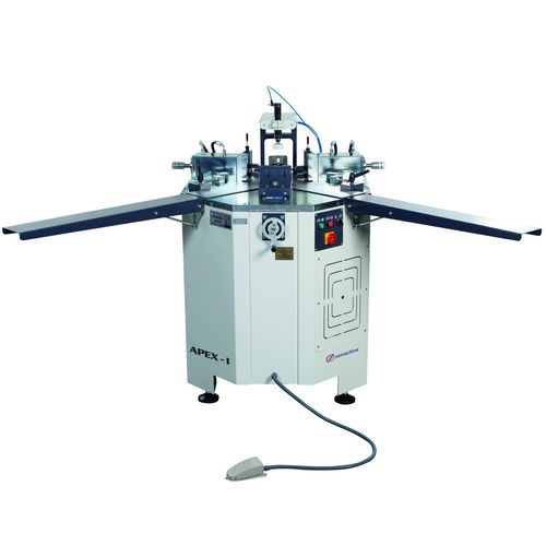 Eckverbindungspresse für Aluminiumprofile - APEX I - OZMACHINE - automatisch / hydraulisch