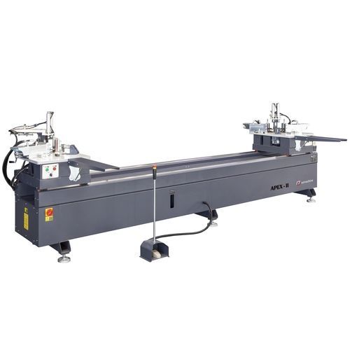 Eckverbindungspresse für Aluminiumprofile - APEX II - OZMACHINE - automatisch / hydraulisch / Doppelkopf