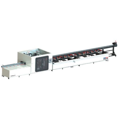 Bearbeitungs- und Schneidanlage / Mehrspindel - ALCOR V - OZMACHINE - automatisch / CNC / für Aluminiumprofil
