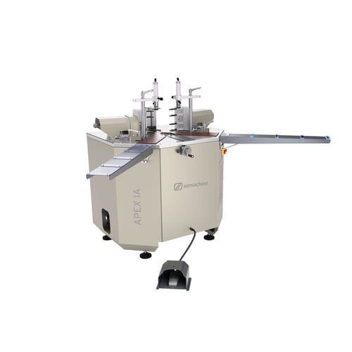 Eckverbindungspresse für Aluminiumprofile - APEX I A - OZMACHINE - automatisch / hydraulisch