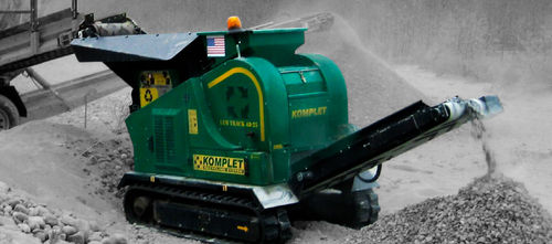 Backenbrecher - LEM TRACK 4825 - Komplet Italia srl - mobil / dieselbetrieben / auf Raupen
