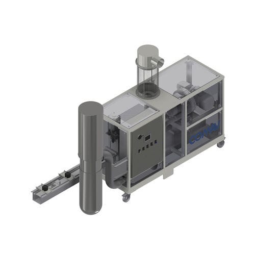 Kunststoffmüllpresse - PPR100 - COMAV - mobil / horizontal