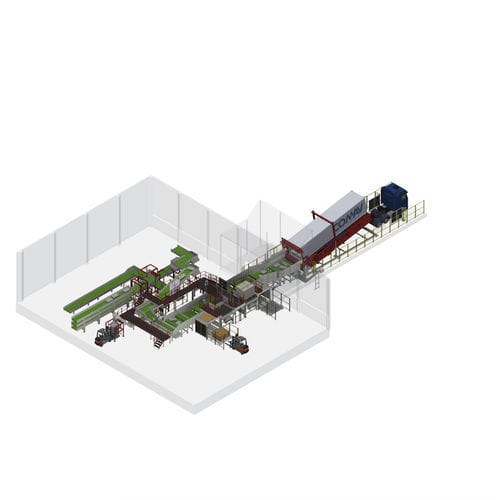 Hydraulischer Kipper - COMAV - für Container / Inline / für die Lebensmittelindustrie