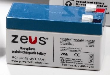 Blockbatterie - PC1.3-12 - ZEUS Battery Products - 12 V / mit Trockenelektrolyt