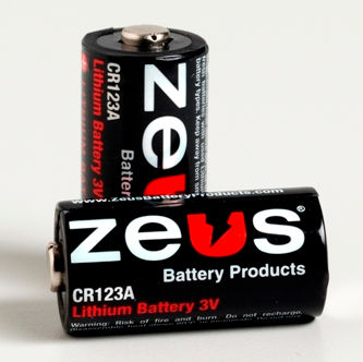 Wiederaufladbare Batterie / Lithium - CR123A - ZEUS Battery Products - D-Typ / 3 V