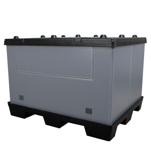 Polyethylen-Palettenbox - UP4548xx-C series - RPP Containers - für Materialumschlag / mit Deckel / leichtgewichtig