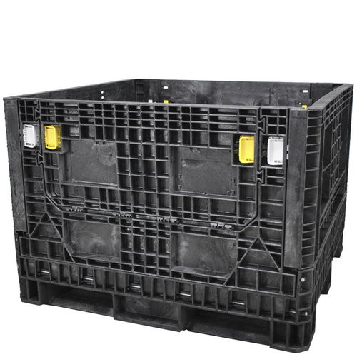 Polyethylen-Palettenbox - HD484534-2 - RPP Containers - Lager / für Materialumschlag / zusammenklappbar