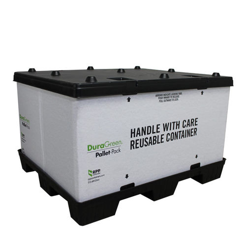 Kunststoff-Palettenbox - DGP4048, DGP4548 series - RPP Containers - Lager / Industrie / zusammenklappbar