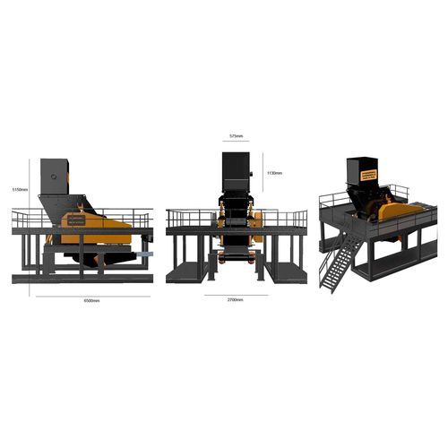 Müllzerkleinerer und -brecher / Primär - HM500 - SELTEK SRL - für Metall / Aluminium / eisenhaltig