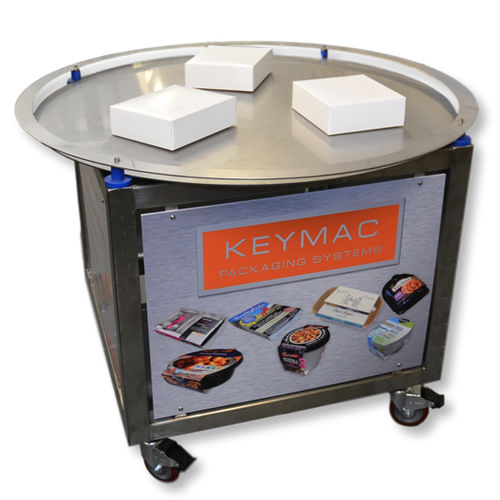 Elektrischer Drehtisch - KRT - Keymac Packaging Systems - vertikal / für Verpackungslinie / kompakt