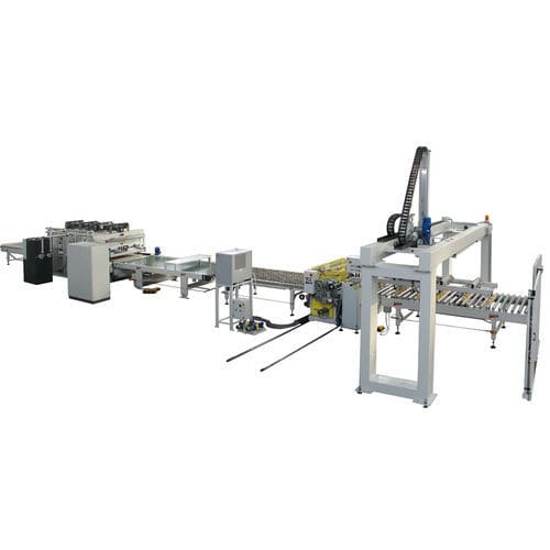 Hydraulische Pressenstraße - V - ITALPRESSE - für Holz / Rollen / automatisch