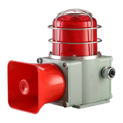 Schallgeber / LED -Alarmleuchte - HDSL-135 series - MA Safety Signal Co.,Ltd. - Hornstrahler / elektronisch / für raue Umgebungen