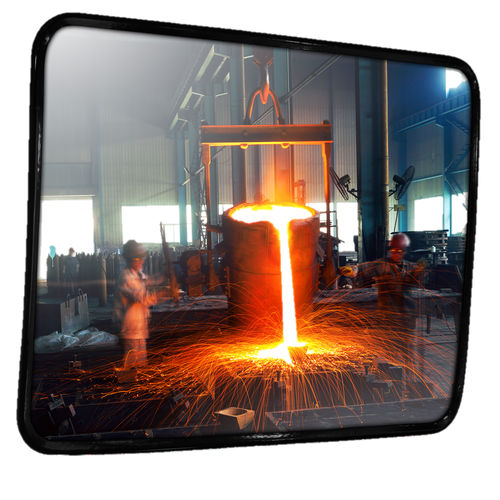 Sicherheitsspiegel - INOX HF series - Dancop International GmbH - Teleskop / Edelstahl / mit Rahmen
