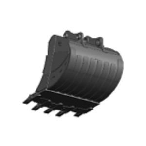 Standardschaufel mit Zähnen - Cukurova - für Hydraulikbagger / mit 5 Zähnen