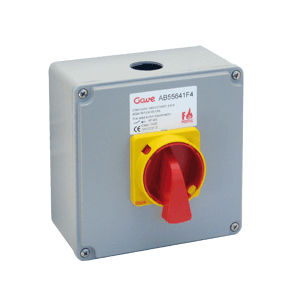 Aluminiumgehäuse-Lasttrennschalter - F-400 Aluminium enclosure 15-250A - GAVE ELECTRO - feuerbeständig / Industrie