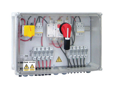 Voll ausgestattetes Elektrogehäuse - GAVE ELECTRO - wandmontiert / Kunststoff / für Photovoltaikanwendung