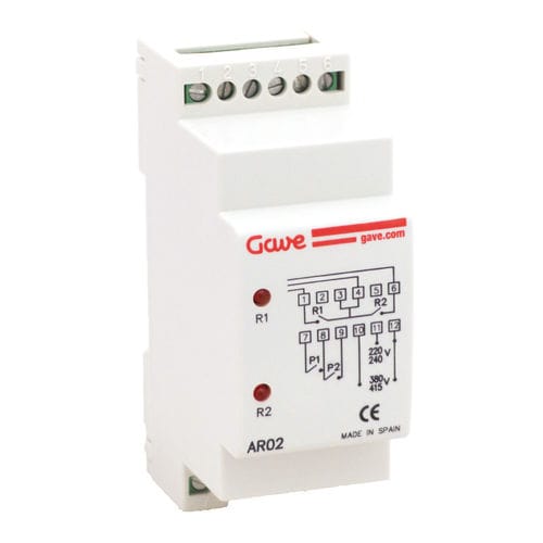 Niveau-Schutzrelais - AR02 - GAVE ELECTRO - für Pumpen / für Verdichter / für DIN-Schiene