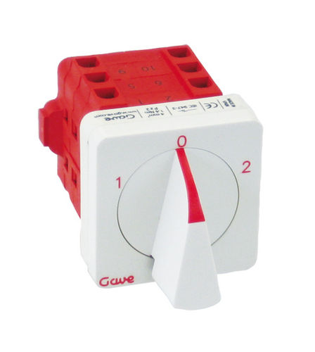 Nockenumschalter - A5 switches from 12 to 250A - GAVE ELECTRO - mehrpolig / kompakt / elektromechanisch