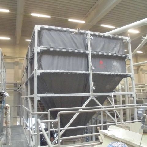 Silo für Schüttgut - SILOTEC - mit konischem Boden / flexibel / für Industrieanwendungen
