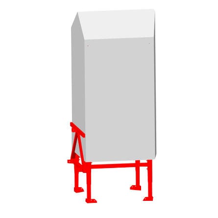 Mobiler Silo - SILOTEC - mit flachem Boden / für LKW / Polyester