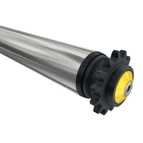 Förderrolle mit Kettenantrieb - 38 Series - Interroll - mit Riemenantrieb / PVC / Polyamid