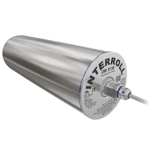 Asynchron-Trommelmotor - DM 0138 - Interroll - synchron / dreiphasig / mit Riemenantrieb
