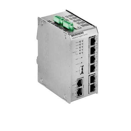 Ethernet-Switch / unmanaged - EQQ series  - DIAMOND SA - 7 Ports / Gigabit-Ethernet / LWL