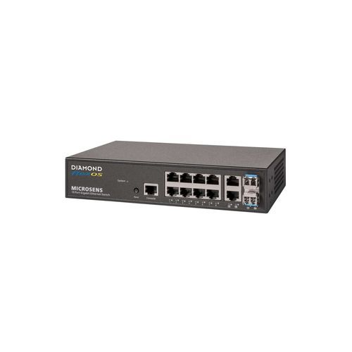 Ethernet-Switch / managed - 1083542 - DIAMOND SA - 10 Ports / 2 Ports / Gigabit-Ethernet