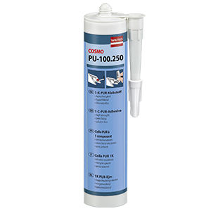 Polyurethanklebstoff - COSMO PU-100.250 - Weiss Chemie - für Metall / für Thermoplaste / für Keramik