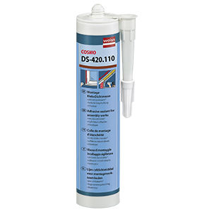 Klebstoff-Kitt / Acryl - COSMO DS-420.110 - Weiss Chemie - Einkomponenten / schnell / für Baustellen