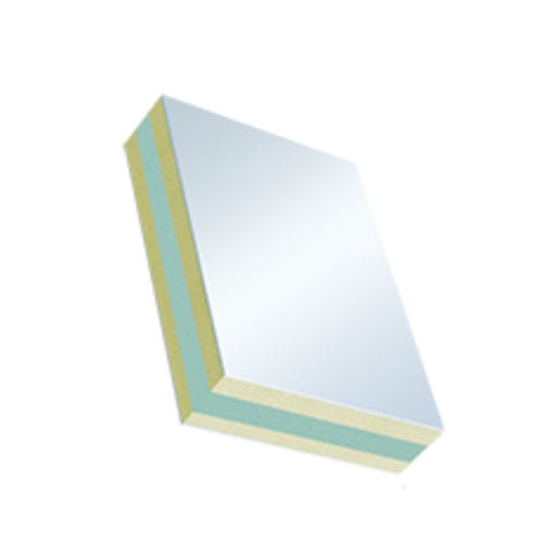 Polystyrolschaumkern-Sandwichplatte - PVCR-XPS/TK - Weiss Chemie - PVC-Deckplatte / für Tür / Thermo