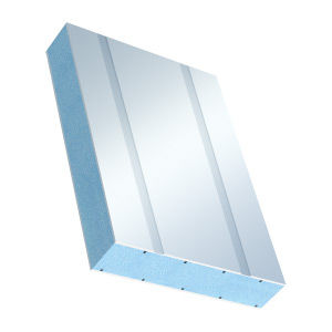 Polystyrolschaumkern-Sandwichplatte - Weiss Chemie - PVC-Deckplatte / für Wand / für Trennwand