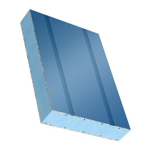 Polystyrolschaumkern-Sandwichplatte - Weiss Chemie - mit Aluminiumdeckblech / für Schächte / für Fassaden
