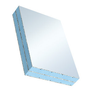 Polystyrolschaumkern-Sandwichplatte - (P8B) - ALU - Weiss Chemie - mit Aluminiumdeckblech / für Schächte / für Fassaden