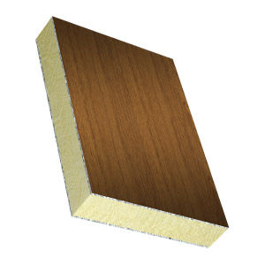 Schaumstoffkern-Sandwichplatte - ALU/HD - Weiss Chemie - mit Aluminiumdeckblech / für Schächte / für Tür