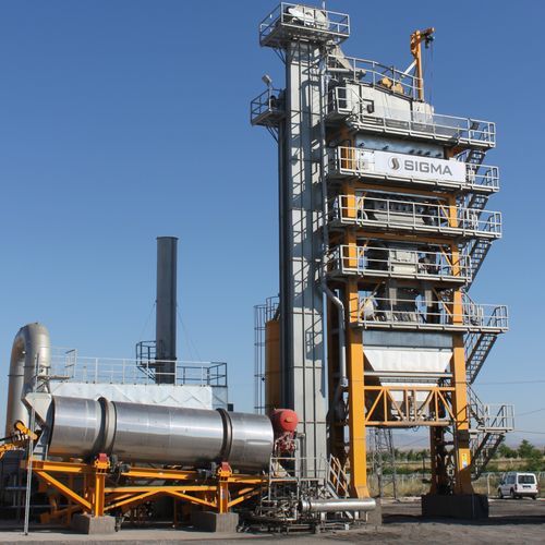 Transportierbare Asphaltmischanlage - COMPACT 1500 - SIGMA ASPHALT TECHNOLOGY - stationär