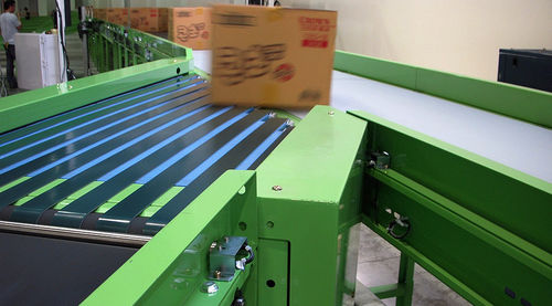 Automatisches Sortiersystem - Shin Heung Machine Company (SMC) - für Verpackung / mit Schieber