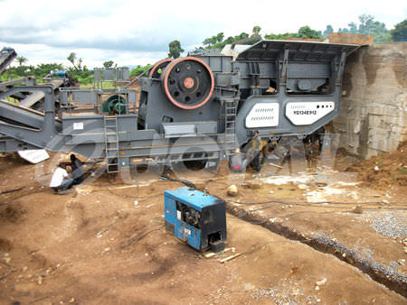 Backenbrecher - YGx series - Shanghai Joyal Machinery Co., Ltd. - mobil / kompakt / mit Gummireifen