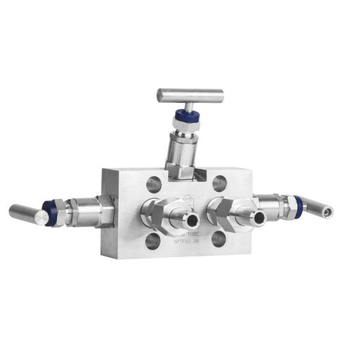3-Wege-Verteilerblock - FZ30 - Shanghai LEEG Instruments Co.,Ltd. - Edelstahl / für Gas / für Druckmessinstrumente
