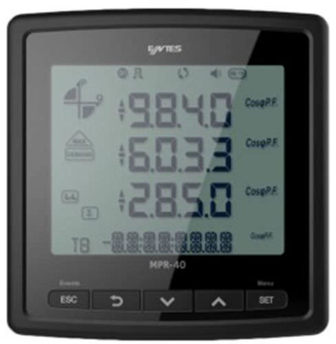 Digitales Multimeter - MPR-40 - ENTES - für Schalttafeleinbau / Industrie