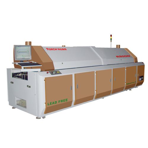 Reflow-Lötofen - R800N - Beijing Torch SMT Co., Ltd. - halbautomatisch / für Leiterplatten / für elektronische Bauteile