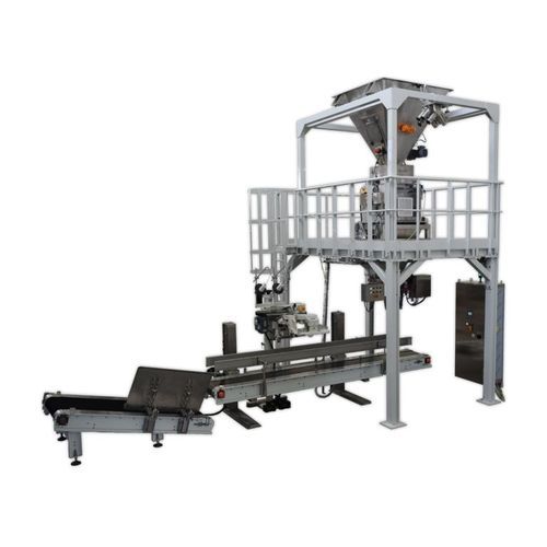 Vertikale Absackmaschine - OMS - BL Mediterraneo S.r.l. - halbautomatisch / für Pulver / für Granulat